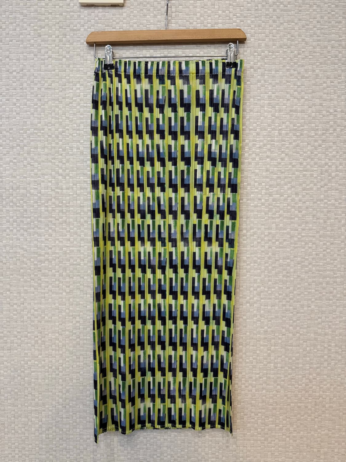 플리츠플리즈 률 스커트 엘로우 상품이미지1