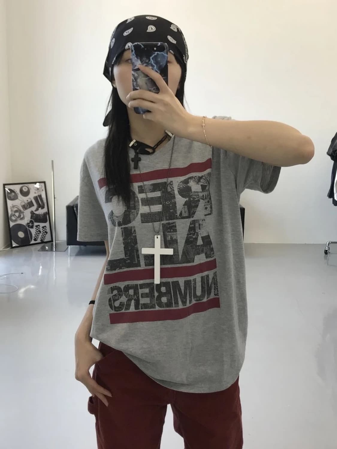 JPN REC ALL 프린팅 반팔 상품이미지1