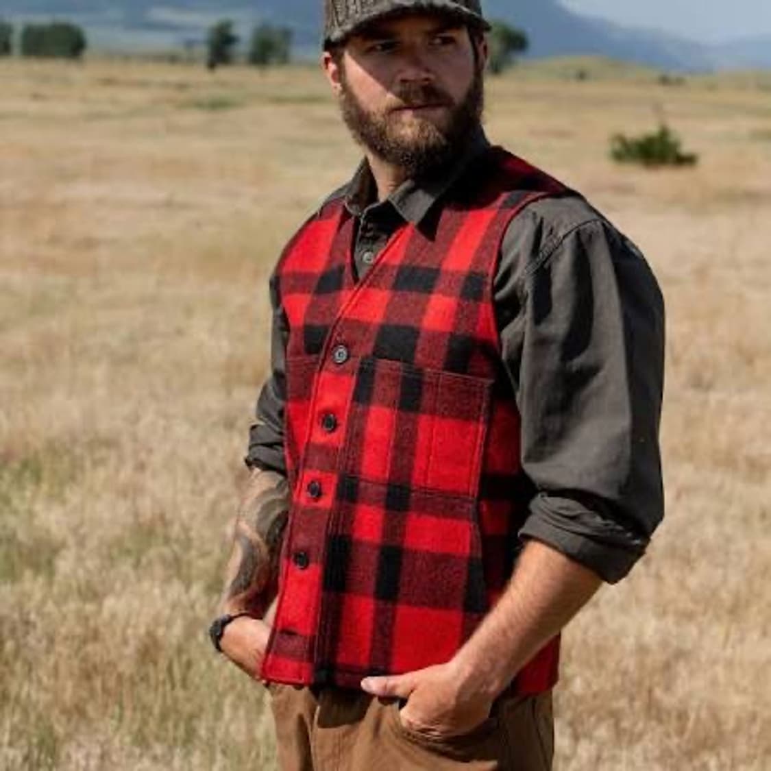 filson(필슨) 매키노 울 베스트 팝니다. 상품이미지9