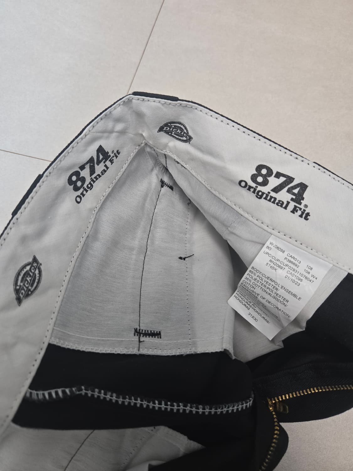 디키즈 874 블랙 31×30 상품이미지3