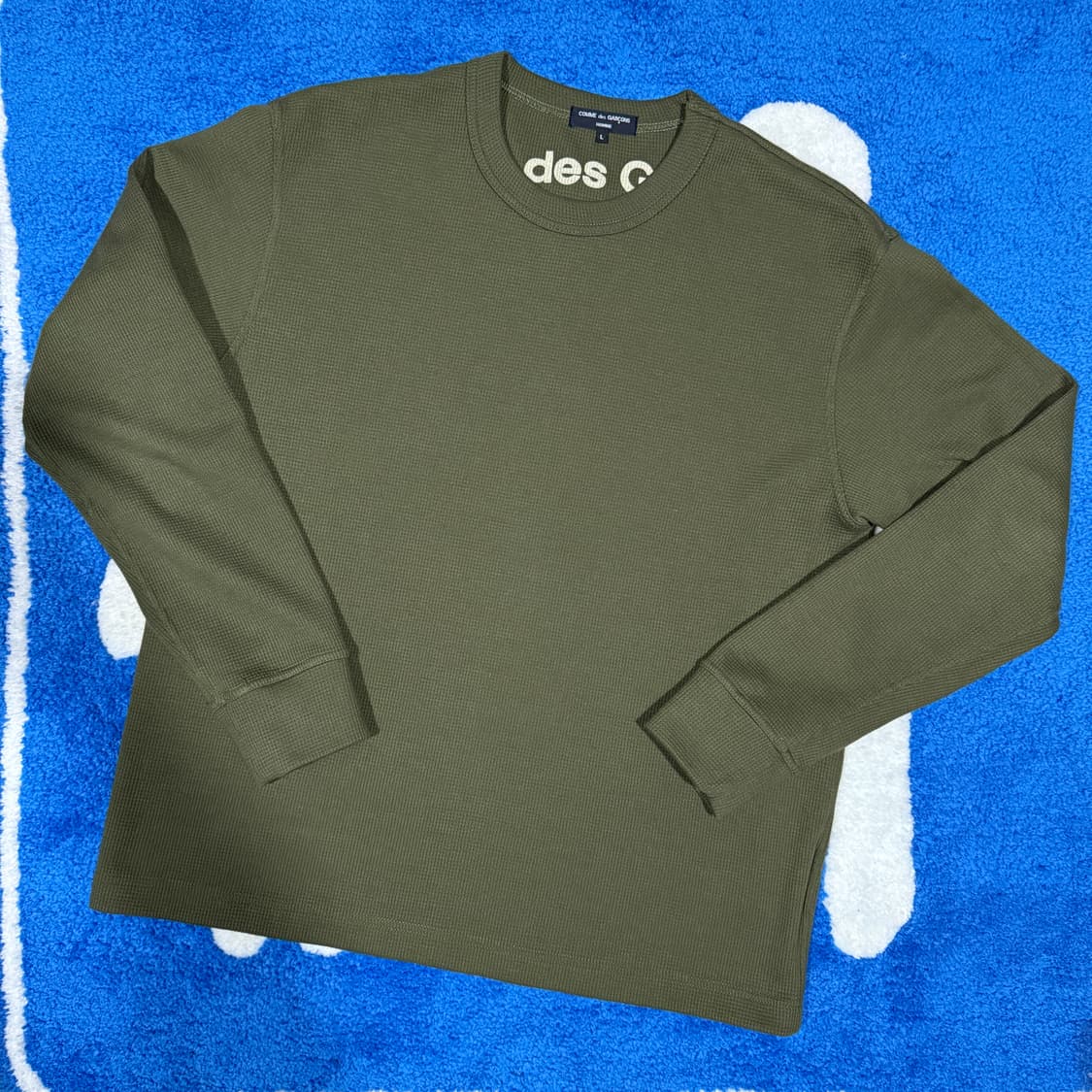 꼼데가르송 리버서블 와플 롱슬리브 L 상품이미지1