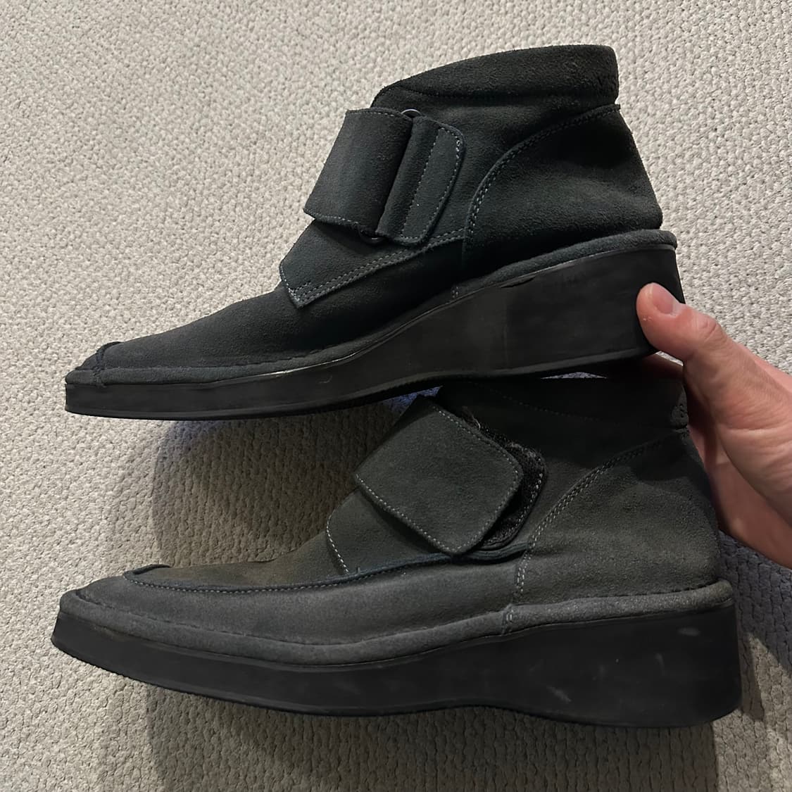 00s 요지야마모토 Y’s 벨크로 스퀘어토 부츠 상품이미지8