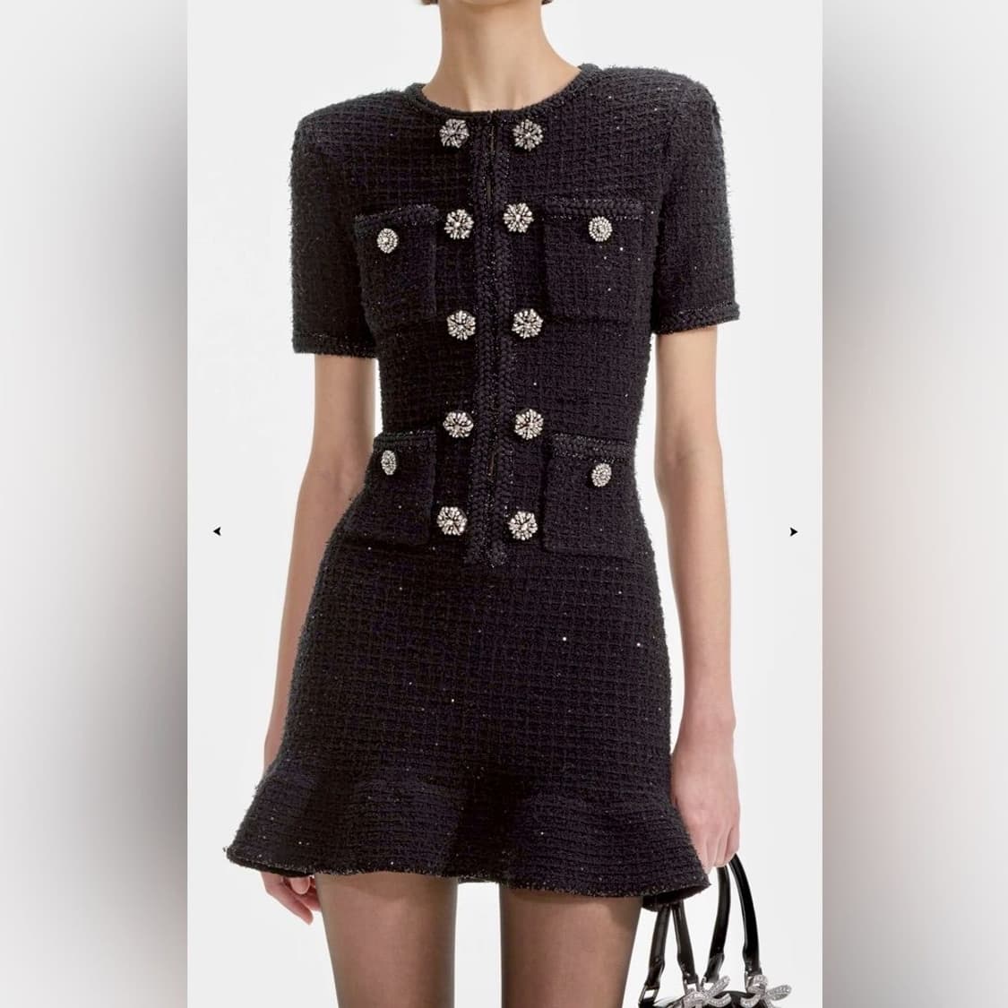 Self-portrait 트위드 미니 원피스 상품이미지1