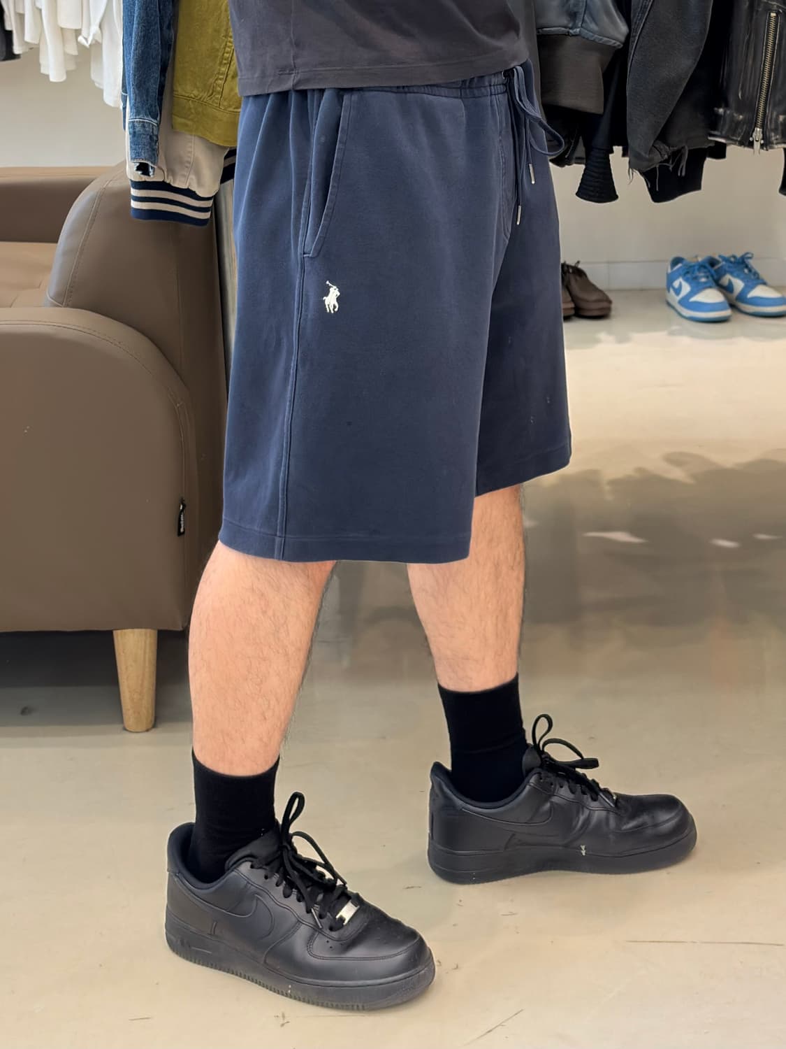 폴로 코튼 네이비 스웻 쇼츠 상품이미지9