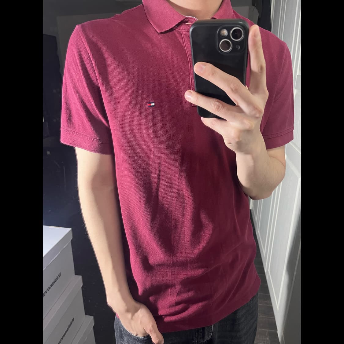 [M] TOMMYHILFIGER 타미힐피거 카라티 상품이미지1