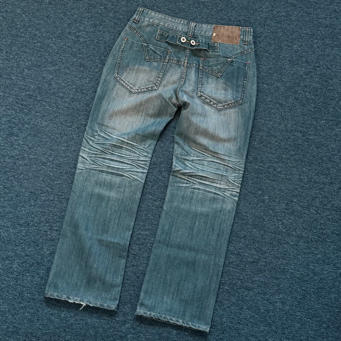 빈티지 워싱 데님팬츠 34 상품이미지2