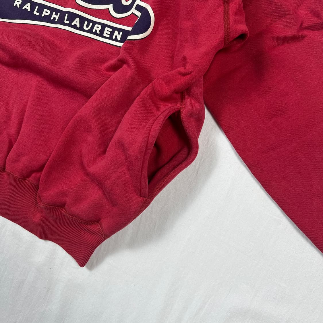 90‘s 폴로랄프로렌 스펠아웃 프린트 후드티 상품이미지3