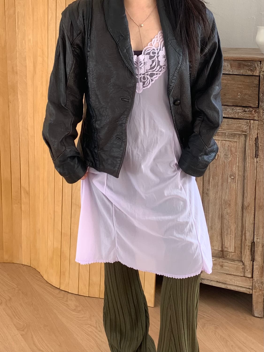 Lilac slip dress 상품이미지4