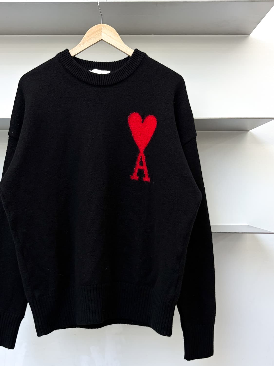 아미 빅 하트 인타르시아 스웨터 상품이미지2