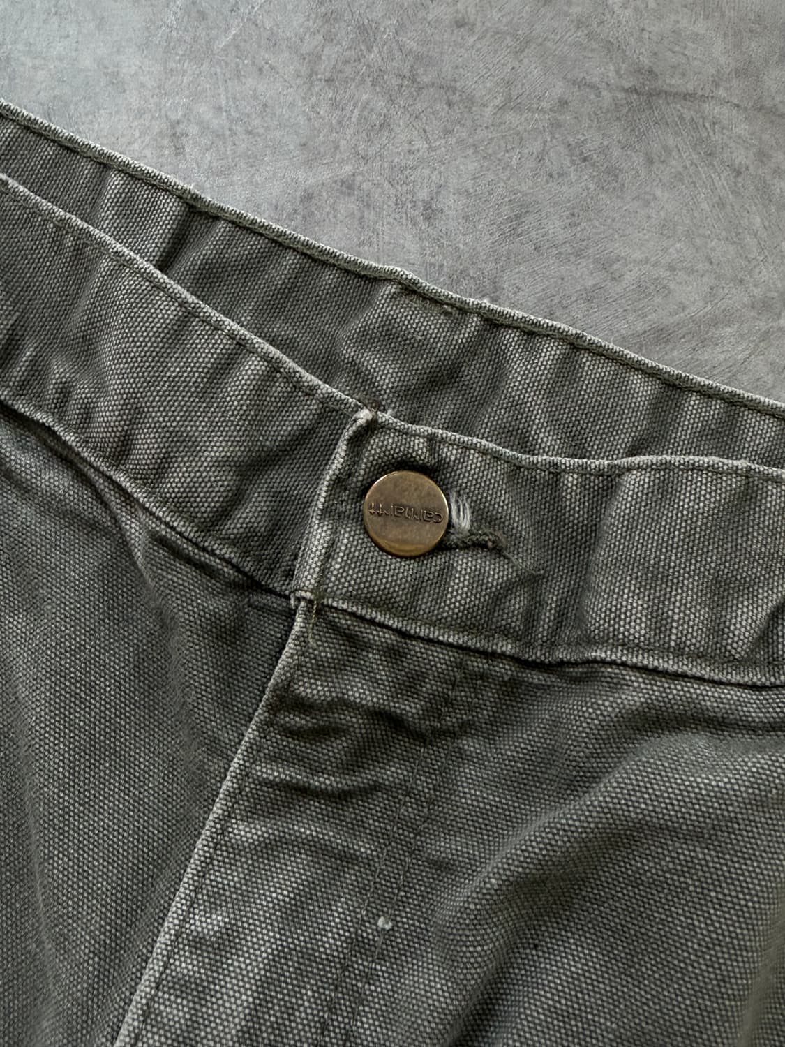 Carhartt 칼하트 더블니 카키 팬츠 상품이미지5