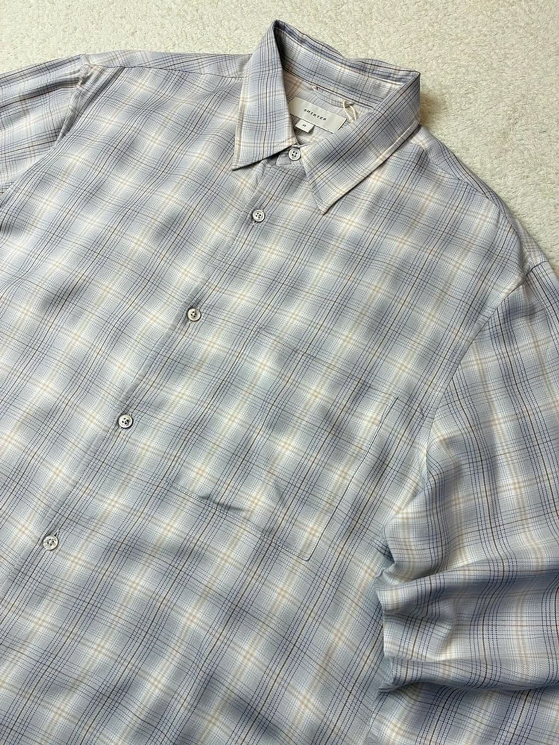 셔터 SHIRTER 24ss 나보나 체크 셔츠 PN6003    상품이미지3