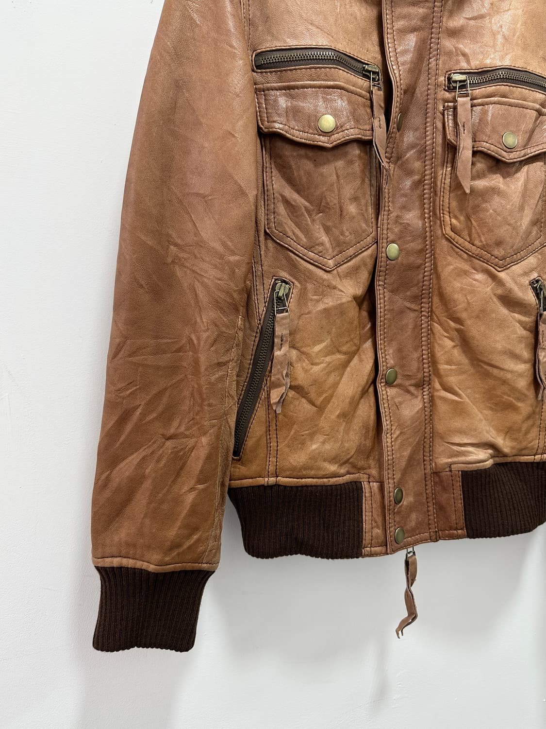 House of Blues sheepskin leather stud bl 상품이미지6