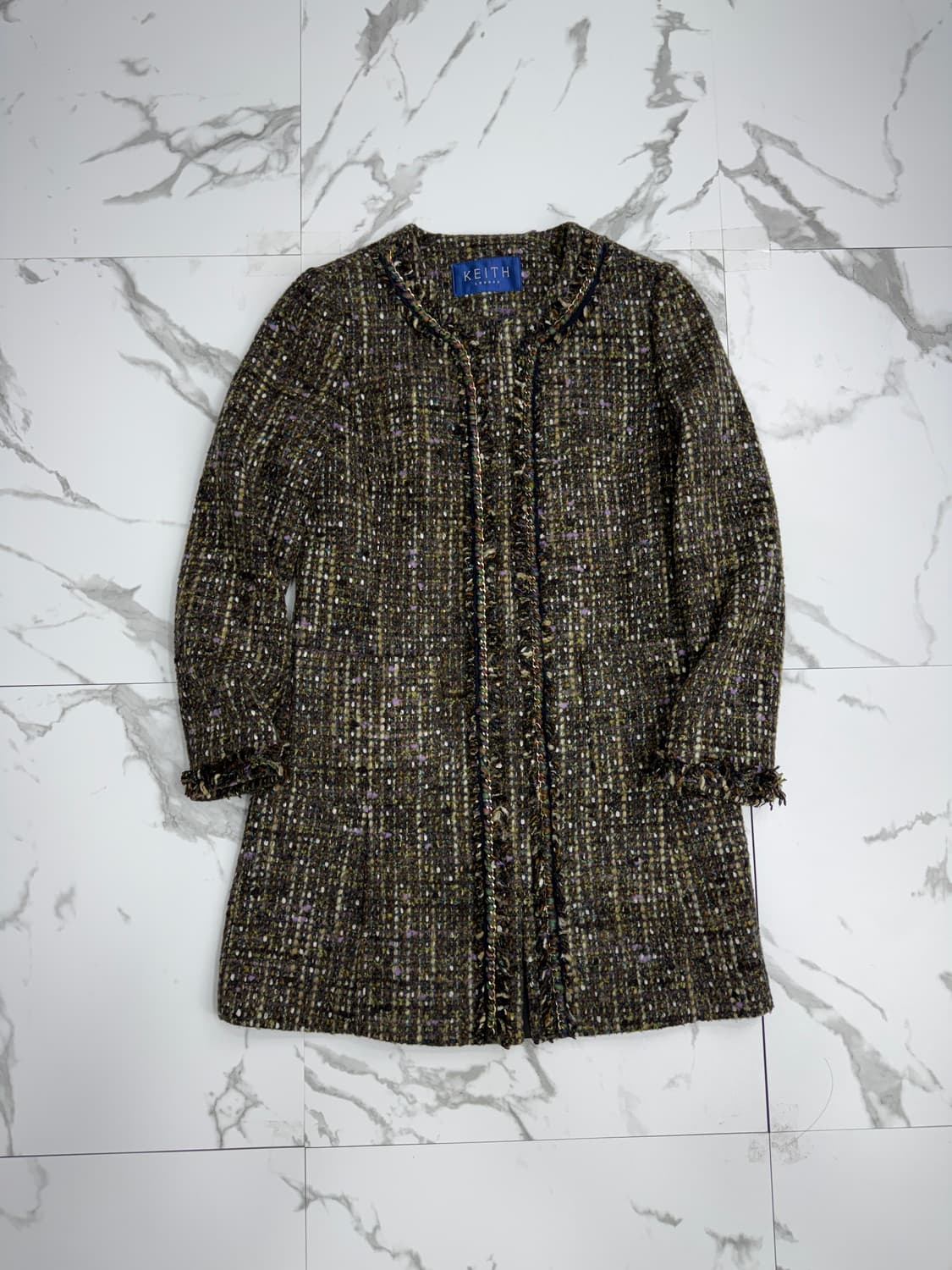 키이스 트위드 코트 상품이미지1