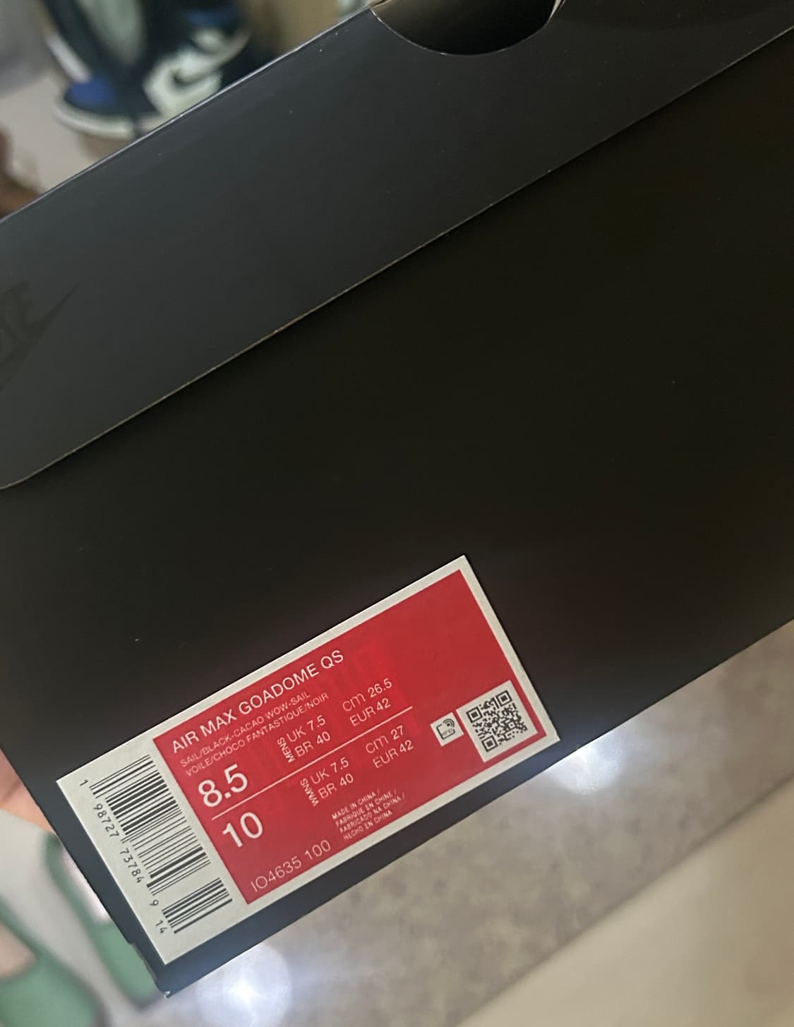 나이키 에어 맥스 고아돔 QS 세일 앤 카카오 와우 상품이미지4