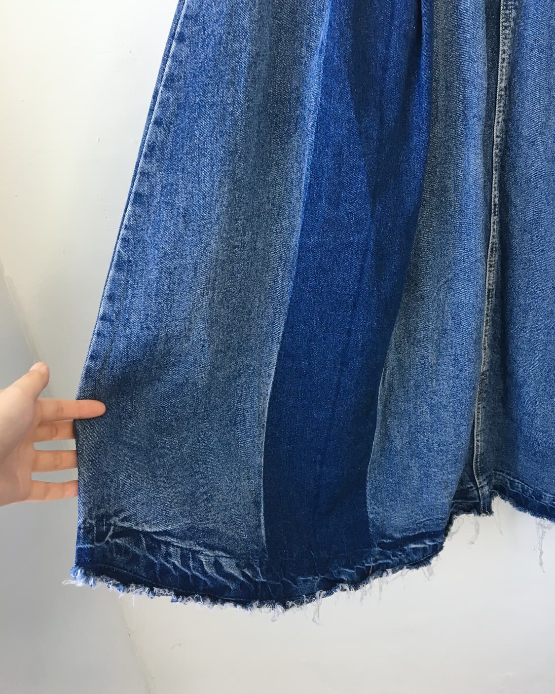 Denim long skirt 상품이미지4