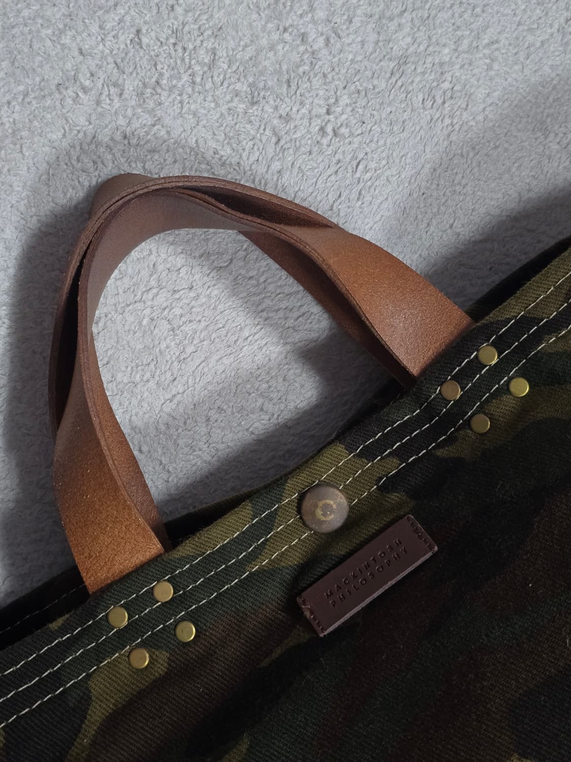 매킨토시 필로소피 밀리터리 토트백 상품이미지2