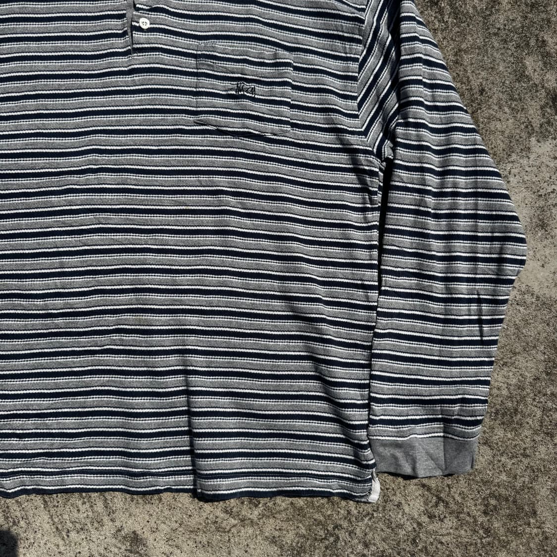 [XL] 90s Stussy 스투시 단가라 카라 긴팔티 상품이미지4