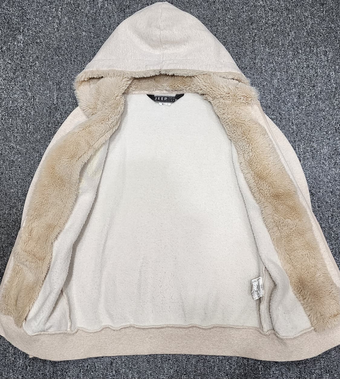 JEEP 지프 패치 스펠로고 Y2K 후드퍼 후드집업 S 상품이미지3