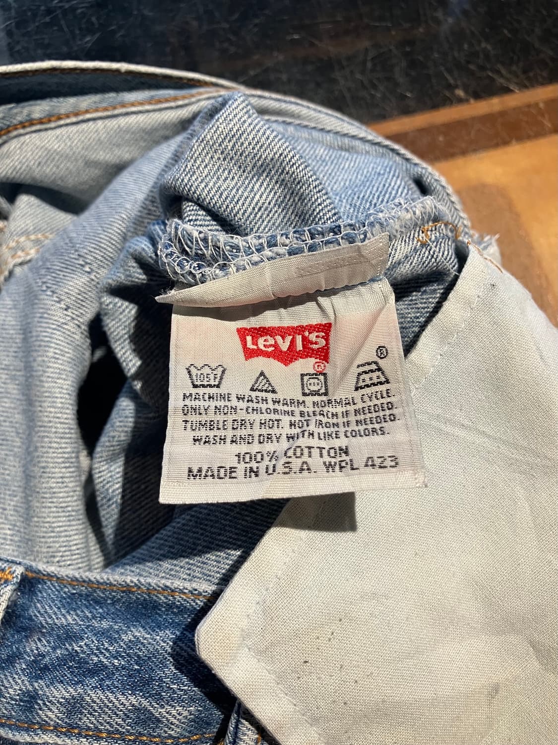 90s USA 빈티지 리바이스 501 데님 팬츠 상품이미지9