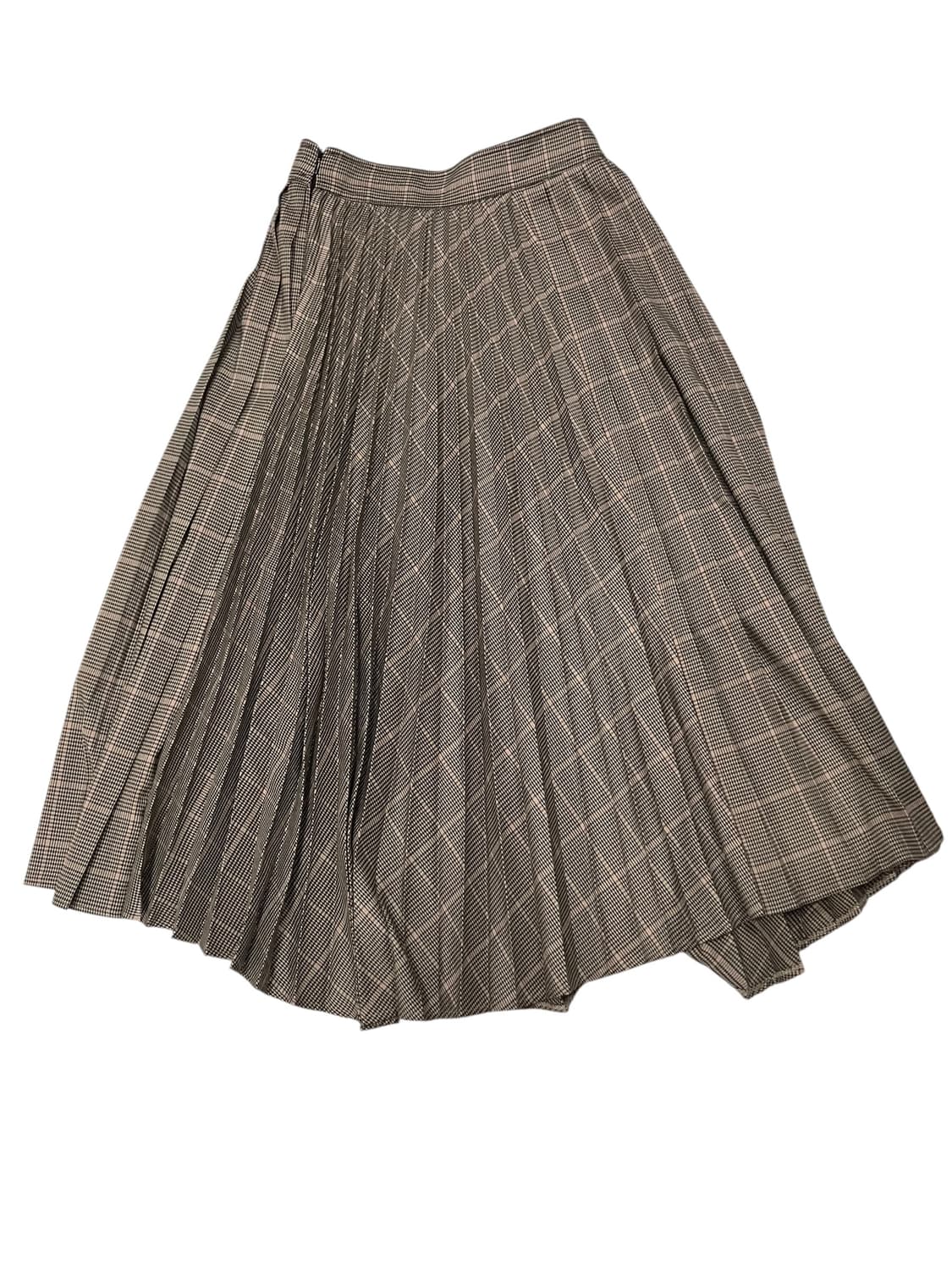 질스튜어트 체크 플리츠 버튼 포인트 롱스커트 66-77 상품이미지5