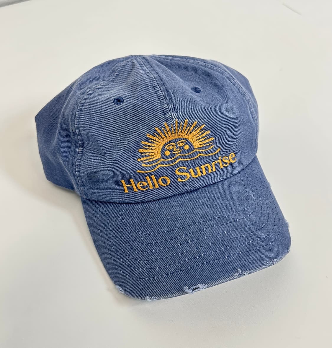 헬로선라이즈 워싱 데미지 6패널 캡 os 상품이미지1