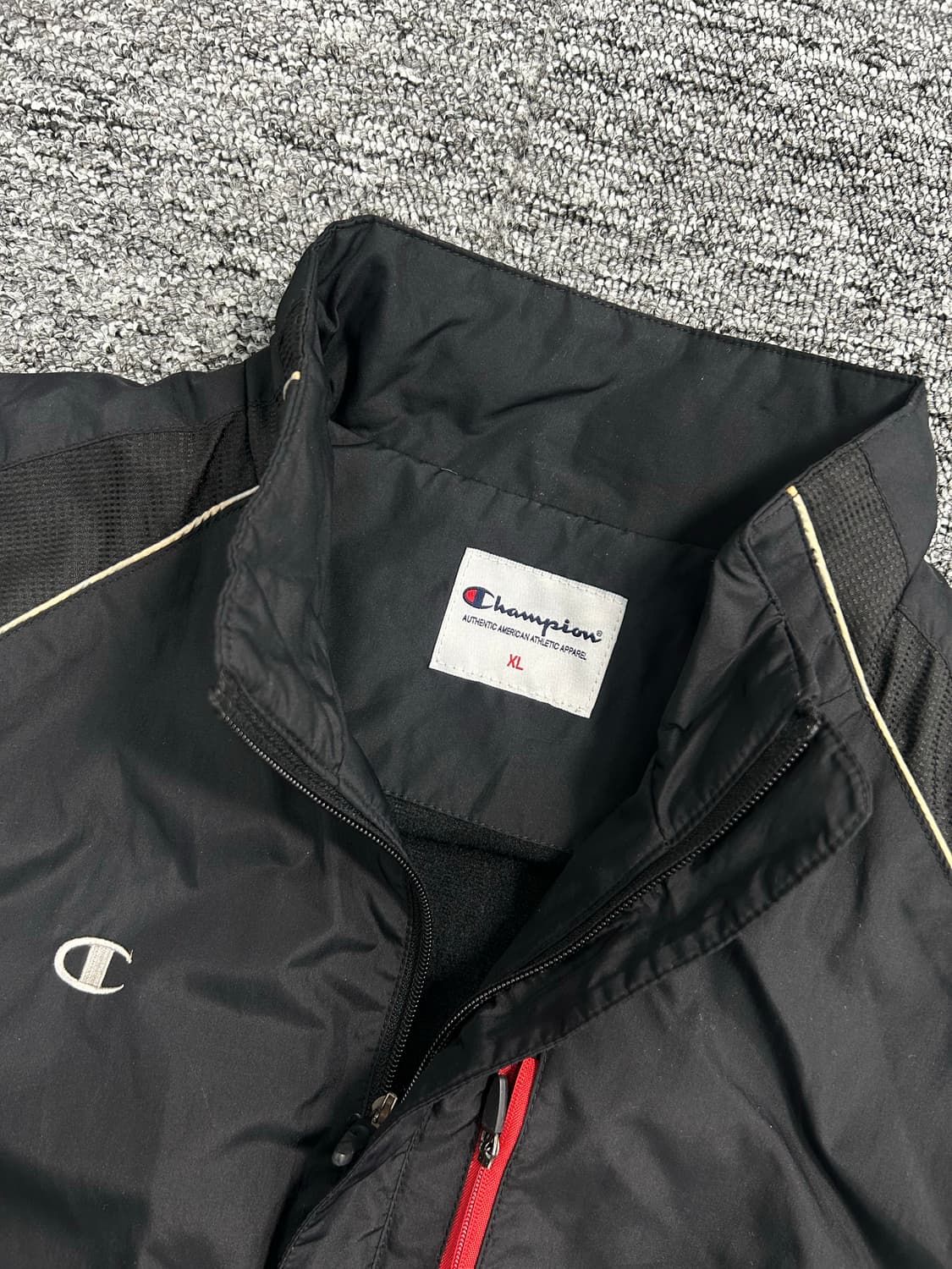 챔피온 블랙 바람막이 점퍼 XL 상품이미지5