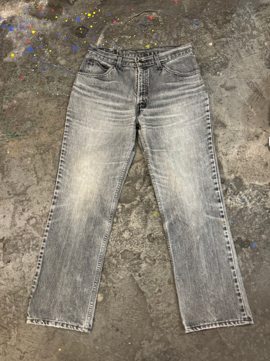 리바이스 752 오렌지탭 흑청 상품이미지6