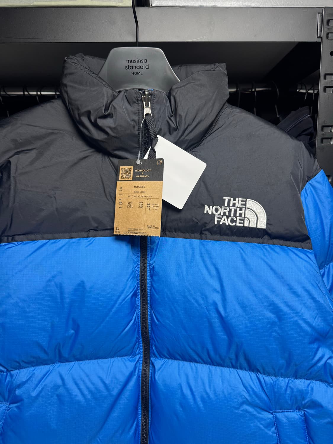 노스페이스 눕시 패딩 L 일본판 상품이미지3