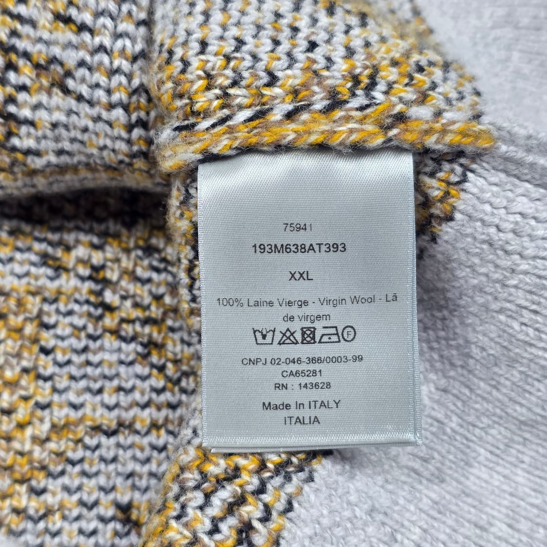 (새상품)디올 오블리크 니트 상품이미지5