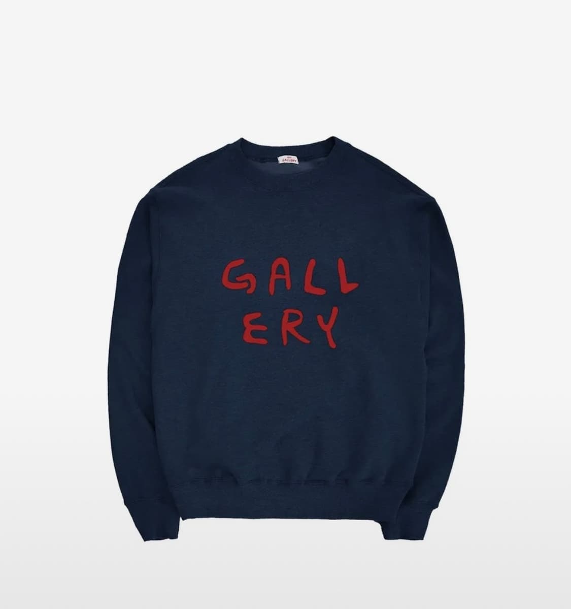 1011 Gallery Logo Sweatshirts - Navy 상품이미지1