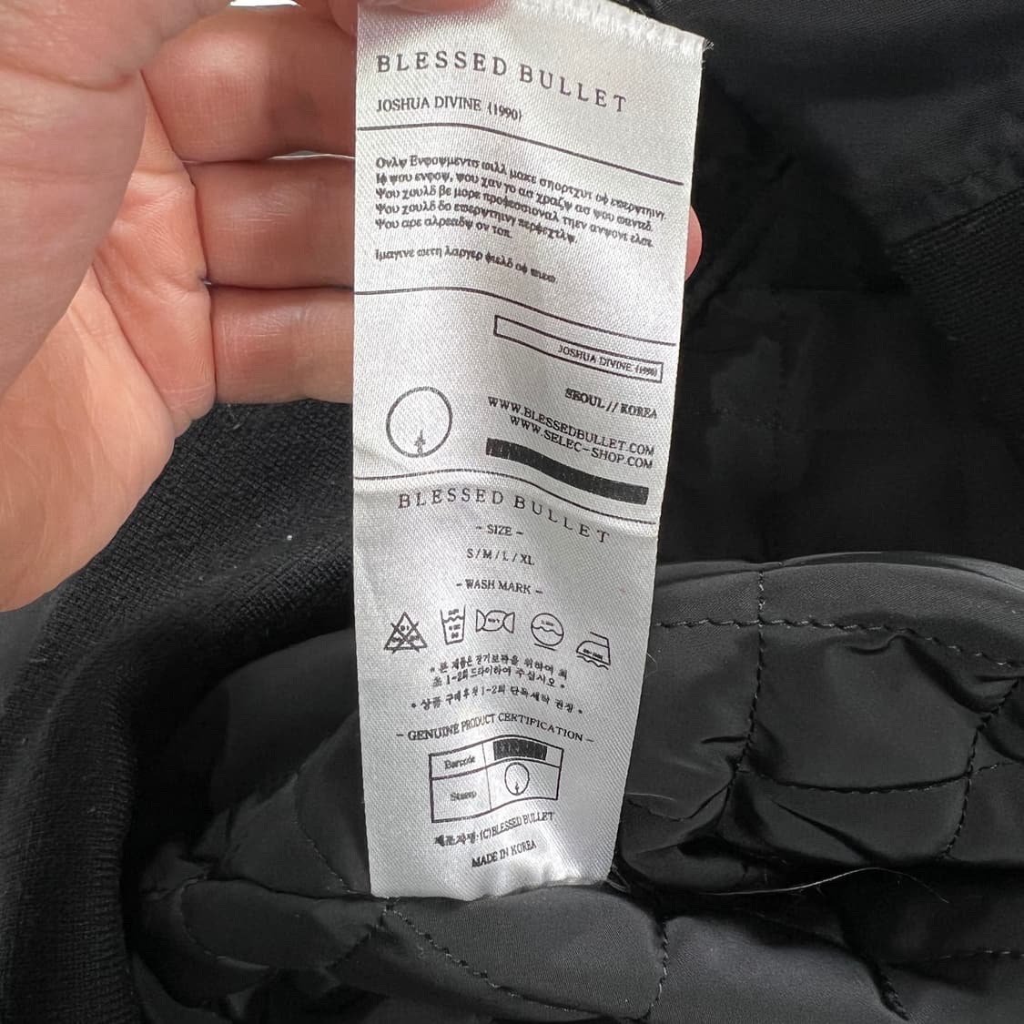 BLESSED BULLET 항공 점퍼 상품이미지7