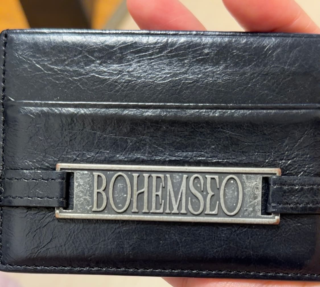 보헴서 카드 홀더 LEATHER STRAP CARD HOLDER 상품이미지4