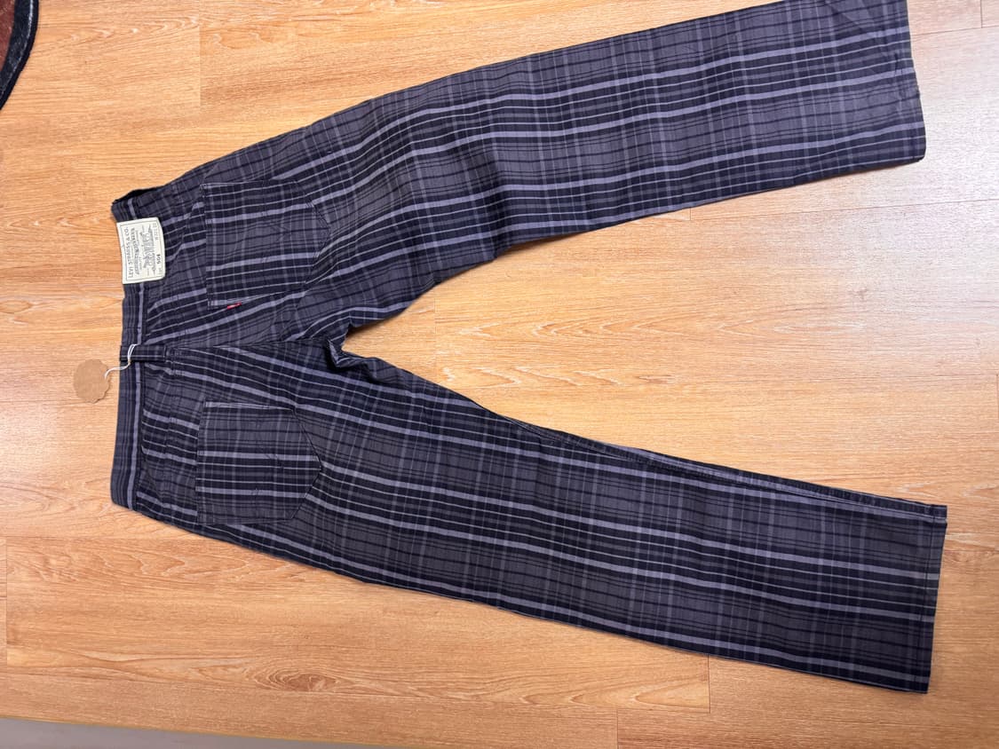 리바이스 체크 코튼진 504 상품이미지3