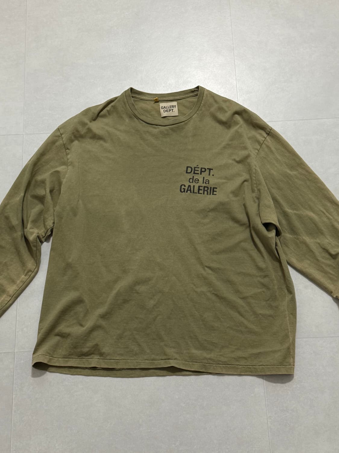 갤러리디파트먼트 25SS French 롱슬리브 올리브 XXL 상품이미지2