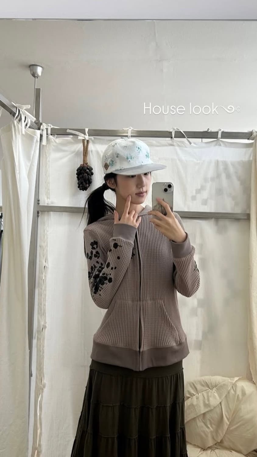 콜로신스 후드집업 모카색상 상품이미지1