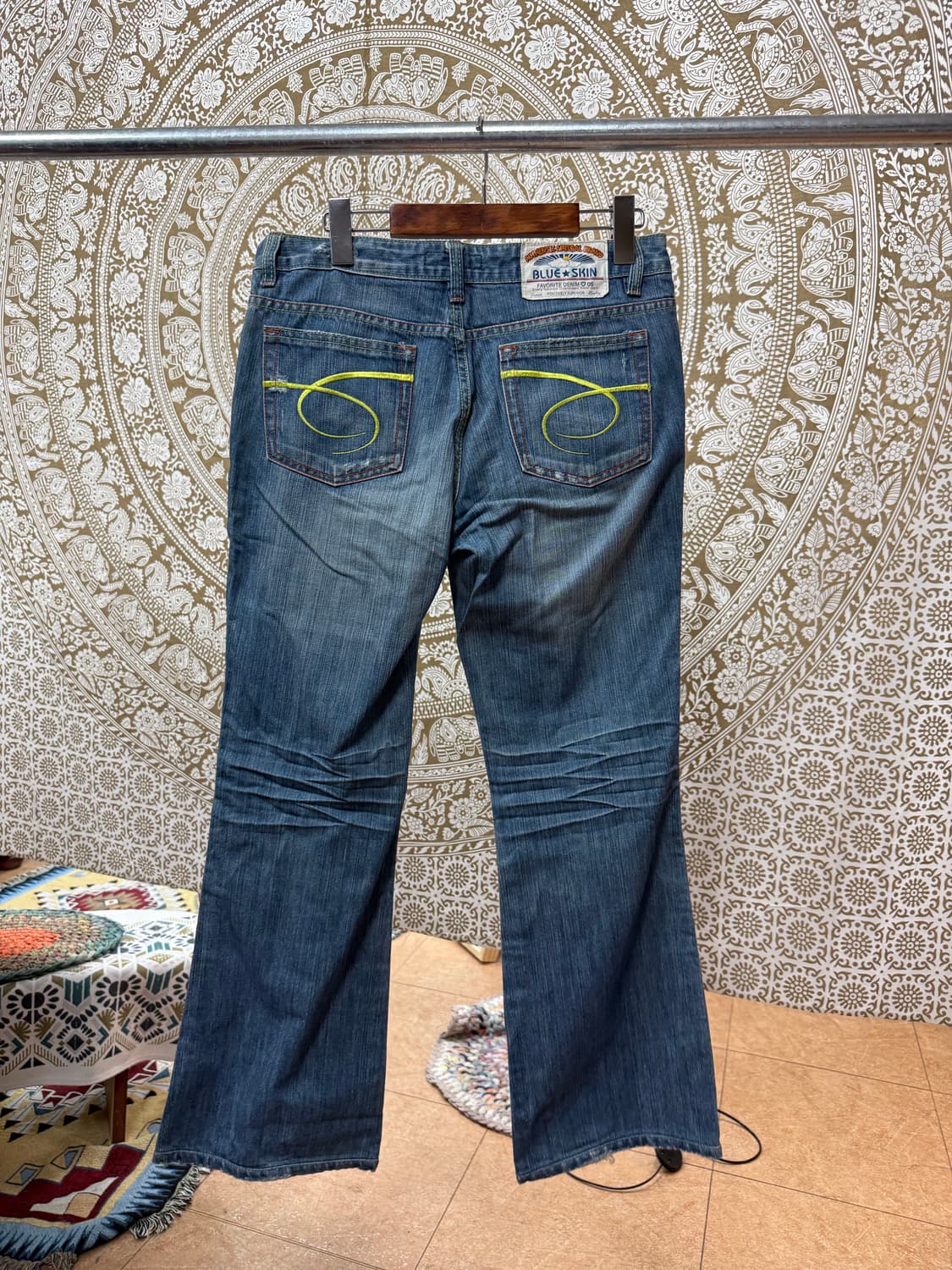 빈티지 워싱 부츠컷 데님팬츠 (Z1039) 상품이미지4