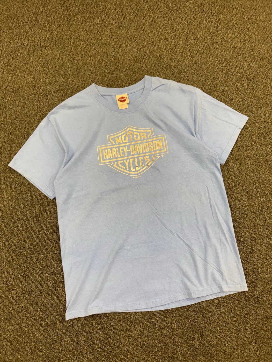 L)할리데이비슨 빈티지 프린팅 Kentucky 반팔 상품이미지2