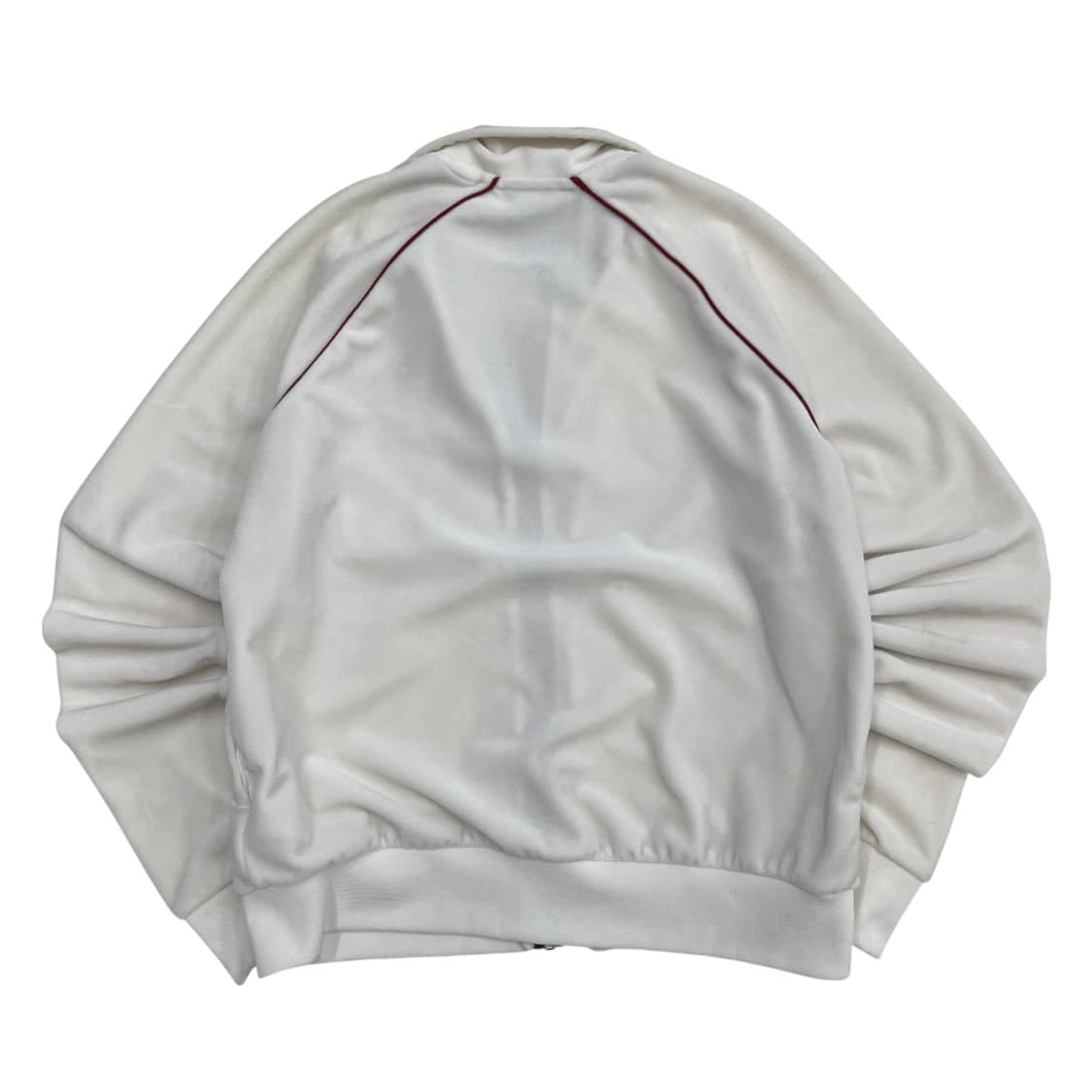 나이키 버건디라인 화이트 벨벳 집업 S 상품이미지3