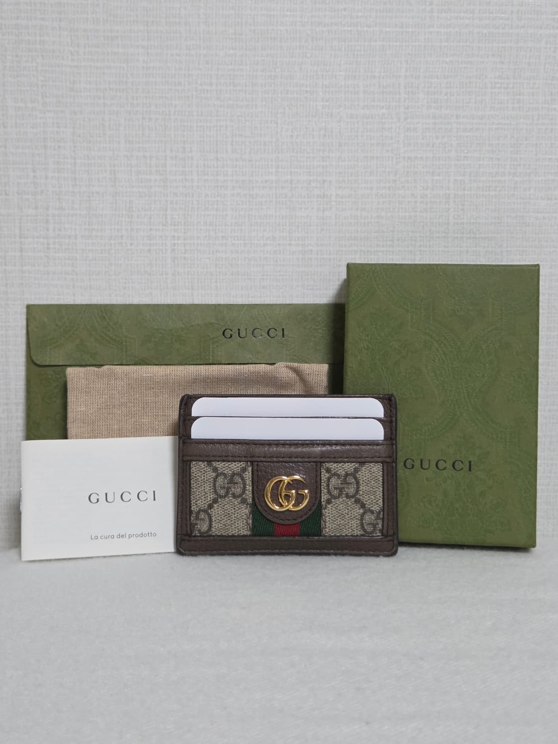 GUCCI 구찌 오피디아 더블 G 카드 홀더 상품이미지1
