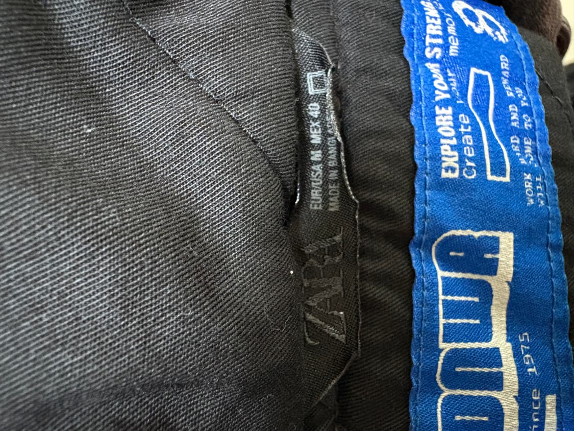 자라 후드 패딩 재킷 브라운 M 상품이미지3