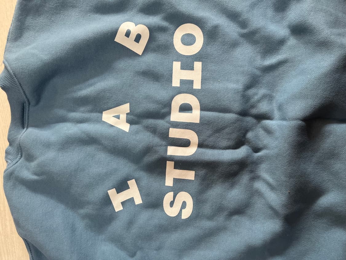 아이앱스튜디오 기모맨투맨 스카이블루 L 상품이미지2