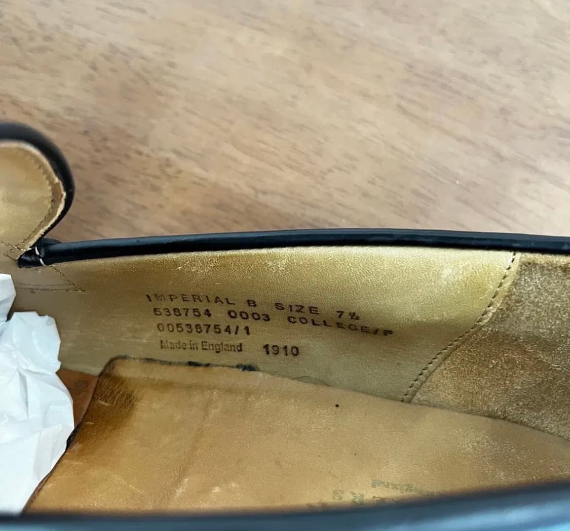 로크 임페리얼 페니로퍼 uk7.5 (260-265) [워커부츠더비슈즈 상품이미지3