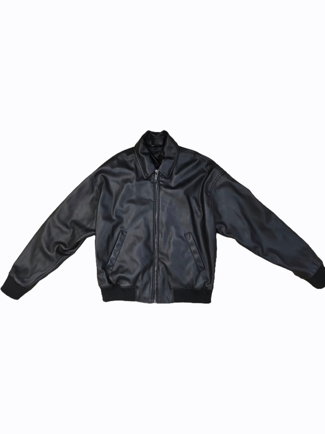 Zara leather jacket 상품이미지1