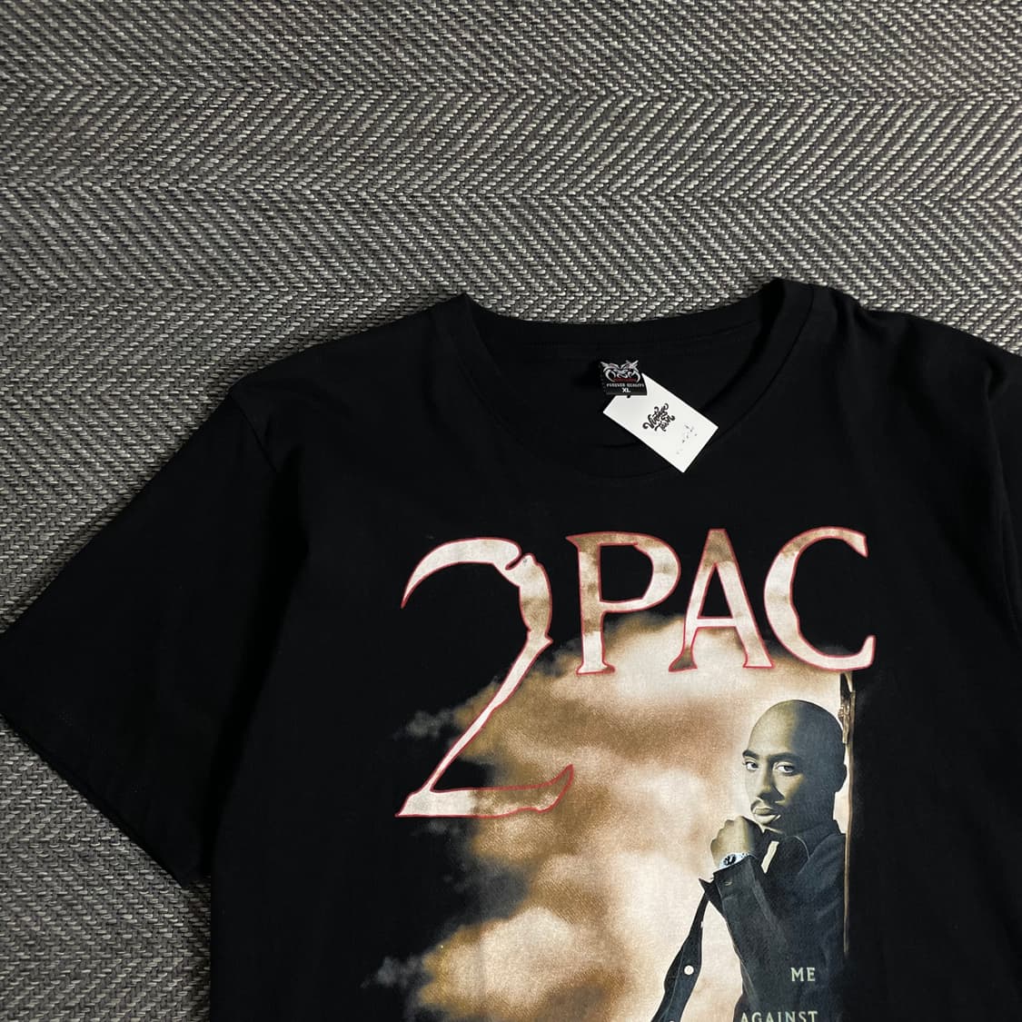 빈티지 투팍 힙합 프린팅 티셔츠o 3028 상품이미지3