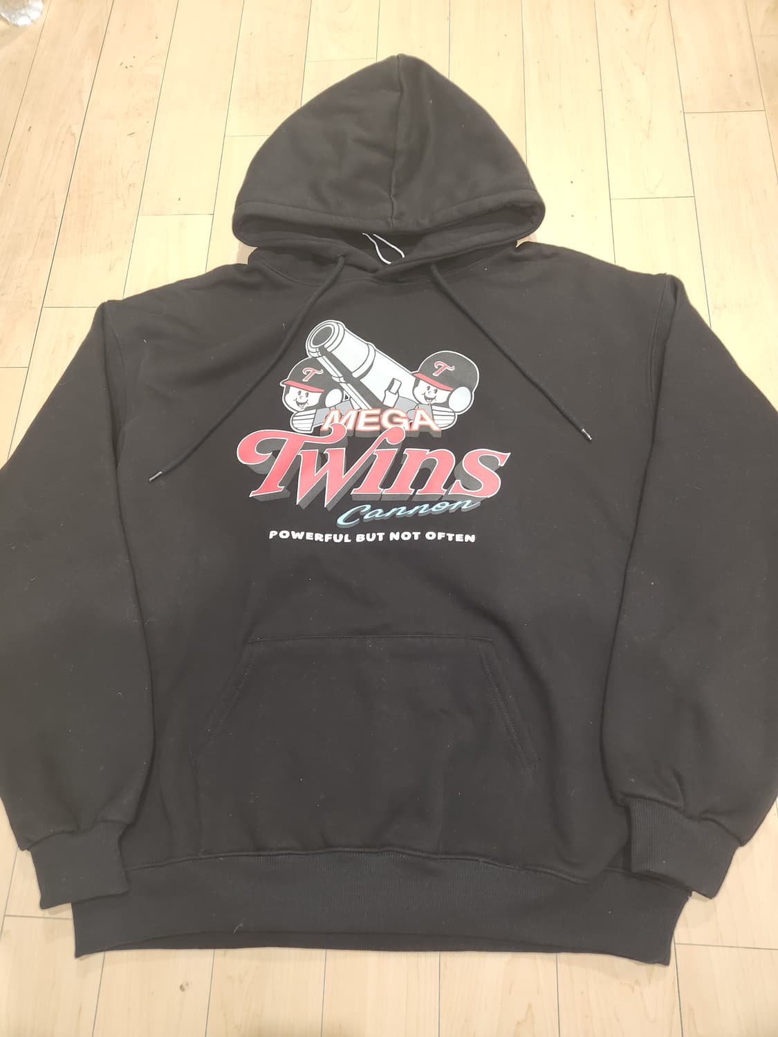 빠더너스 x LG 트윈스 메가트윈스 후디 블랙 2XL 상품이미지1