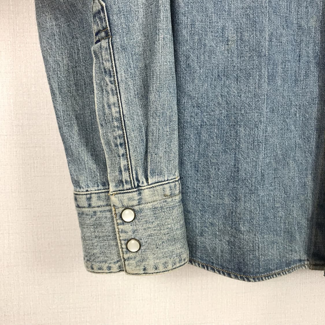 리바이스 데님 셔츠 남방 슬림핏 남성L (100) 상품이미지4