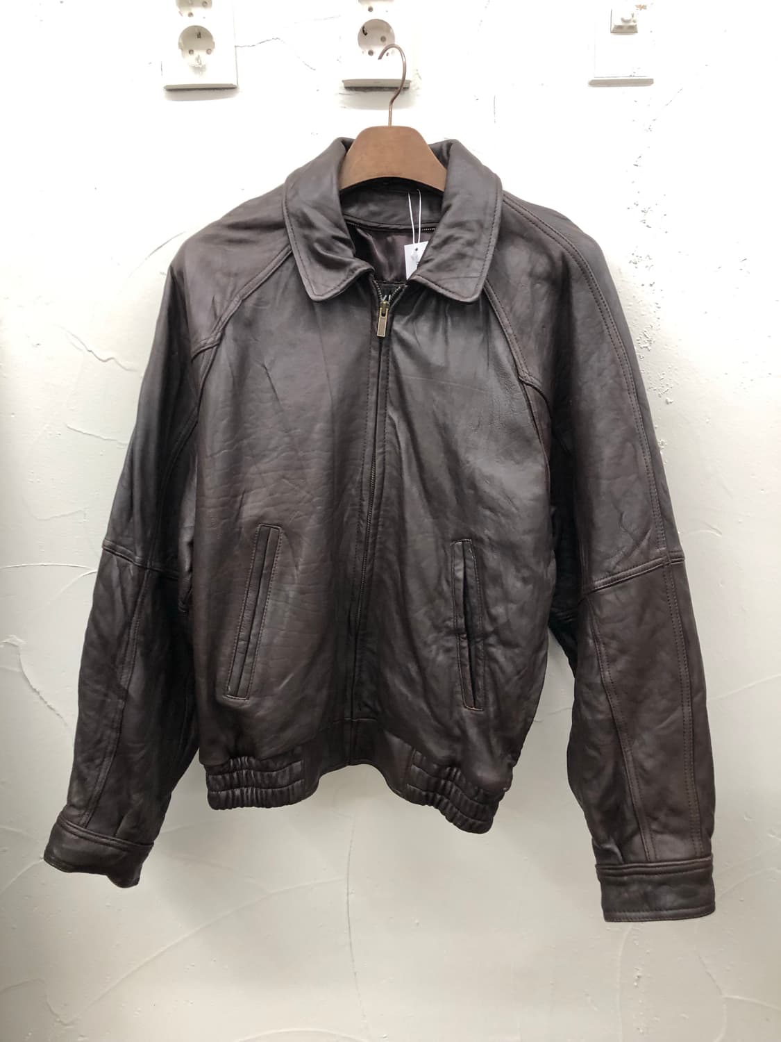 90s 윌슨 레더 리얼 레더 자켓 상품이미지1