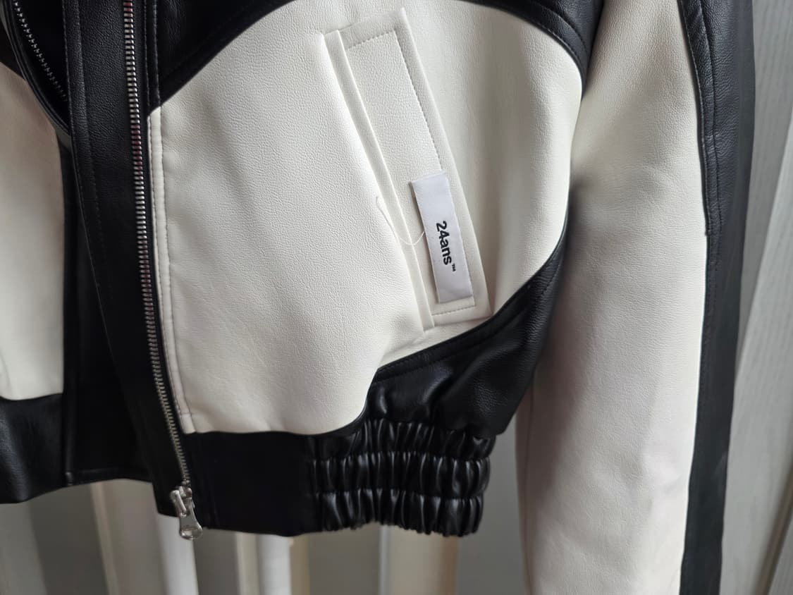 24Ans  크롭레더점퍼  상품이미지6