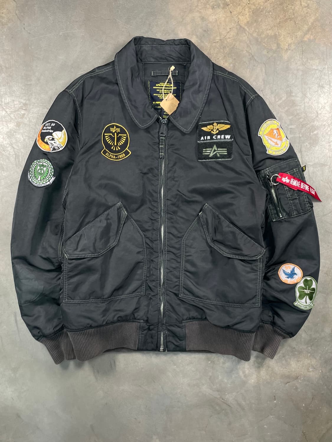 알파인더스트리 패치 cwu-45 항공점퍼 상품이미지1