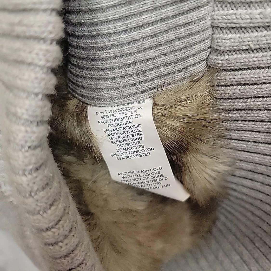 아베크롬비 앤 피치 Y2K 빈티지 퍼 후드 집업 상품이미지5